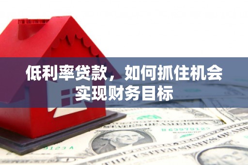 定陶低利率贷款，如何抓住机会实现财务目标