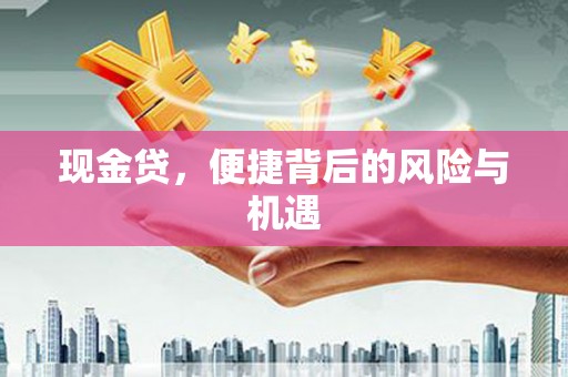 定陶现金贷，便捷背后的风险与机遇