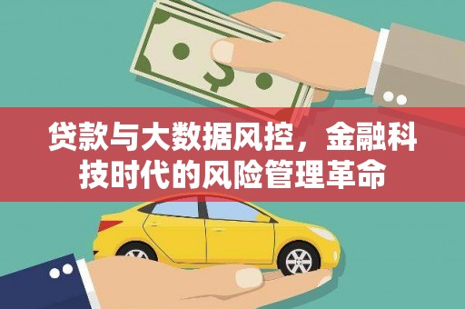定陶贷款与大数据风控，金融科技时代的风险管理革命