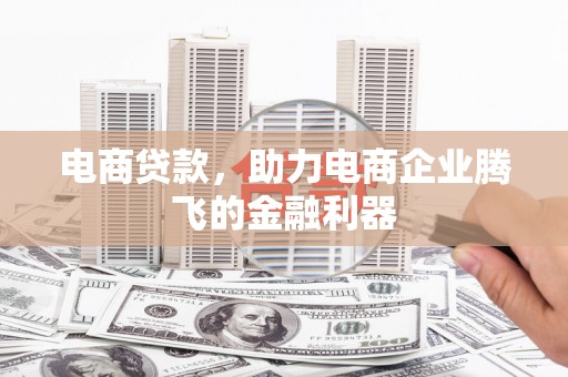 定陶电商贷款，助力电商企业腾飞的金融利器