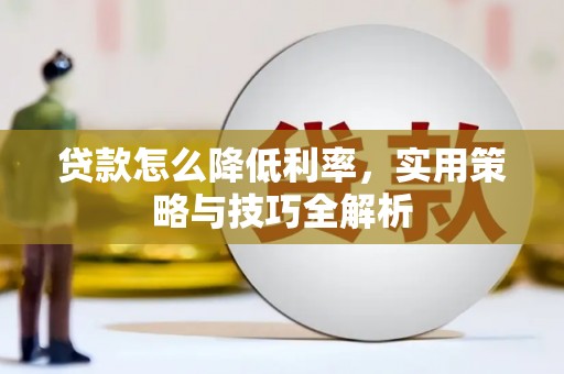 定陶贷款怎么降低利率，实用策略与技巧全解析