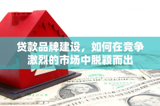 定陶贷款品牌建设，如何在竞争激烈的市场中脱颖而出