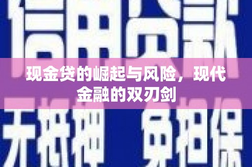 定陶现金贷的崛起与风险，现代金融的双刃剑
