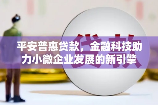 定陶平安普惠贷款，金融科技助力小微企业发展的新引擎