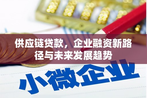 定陶供应链贷款，企业融资新路径与未来发展趋势