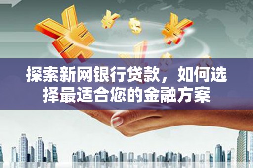 定陶探索新网银行贷款，如何选择最适合您的金融方案