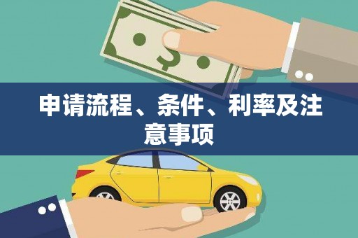 定陶申请流程、条件、利率及注意事项