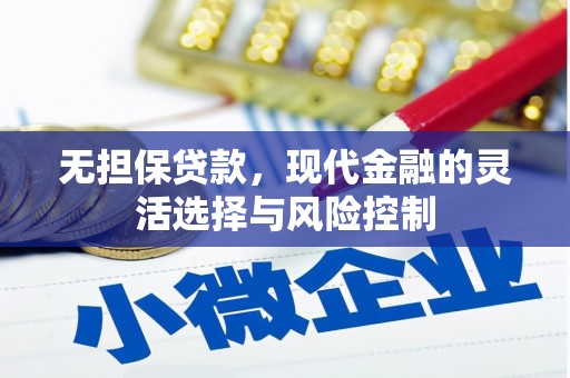 定陶无担保贷款，现代金融的灵活选择与风险控制