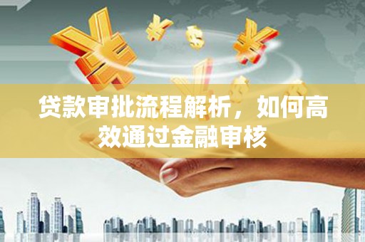 定陶贷款审批流程解析，如何高效通过金融审核