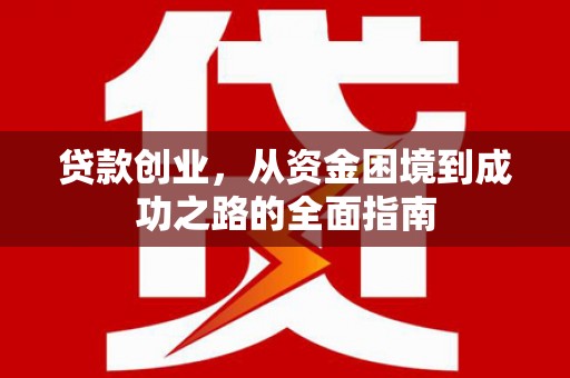 定陶贷款创业，从资金困境到成功之路的全面指南