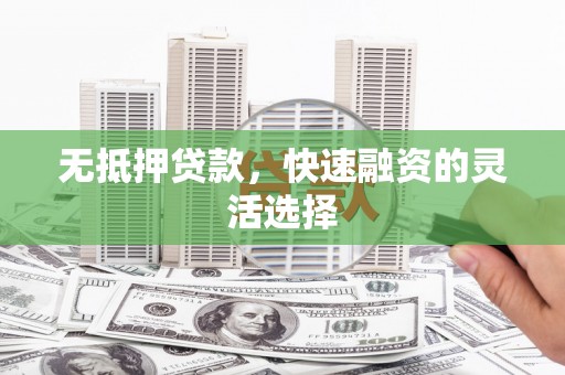 定陶无抵押贷款，快速融资的灵活选择