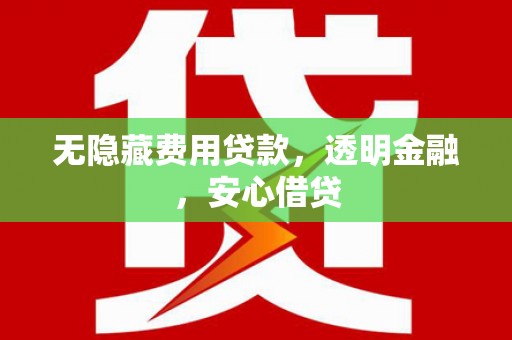 定陶无隐藏费用贷款，透明金融，安心借贷