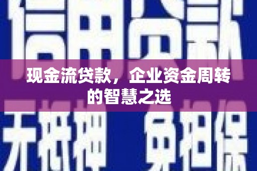 定陶现金流贷款，企业资金周转的智慧之选