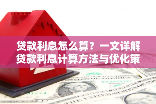 定陶贷款利息怎么算？一文详解贷款利息计算方法与优化策略