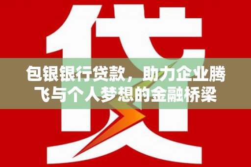 定陶包银银行贷款，助力企业腾飞与个人梦想的金融桥梁
