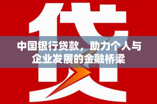 定陶中国银行贷款，助力个人与企业发展的金融桥梁
