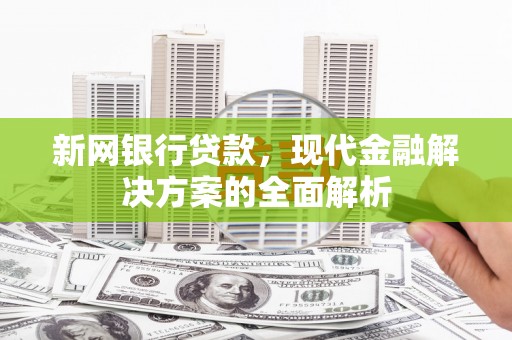 定陶新网银行贷款，现代金融解决方案的全面解析