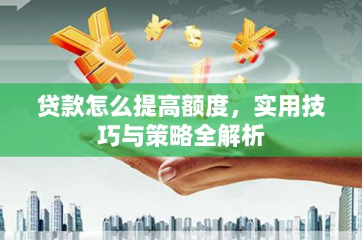 定陶贷款怎么提高额度，实用技巧与策略全解析