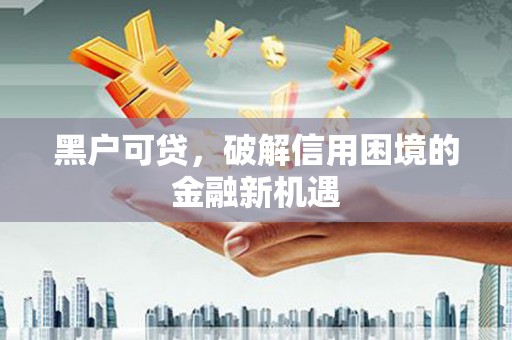 定陶黑户可贷，破解信用困境的金融新机遇