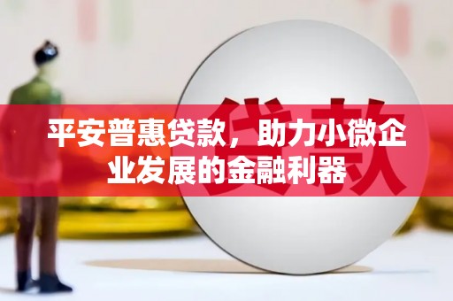 定陶平安普惠贷款，助力小微企业发展的金融利器