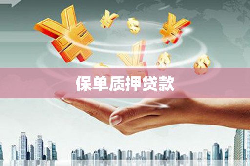 定陶保单质押贷款