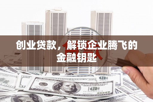 定陶创业贷款，解锁企业腾飞的金融钥匙