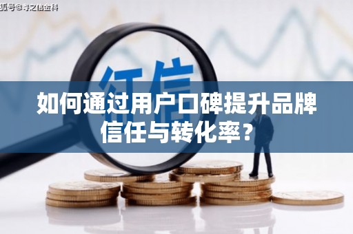 定陶如何通过用户口碑提升品牌信任与转化率？